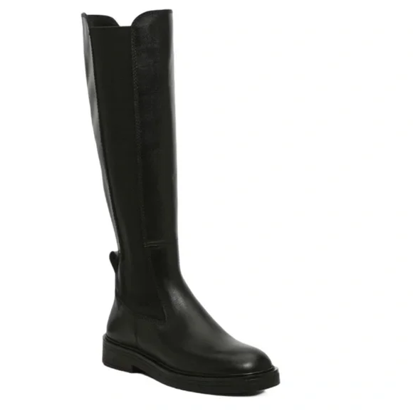 STEVE MADDEN • Black Karsten Riding Blackleat Boot Equestrian Includes Box - Picture 4 of 7